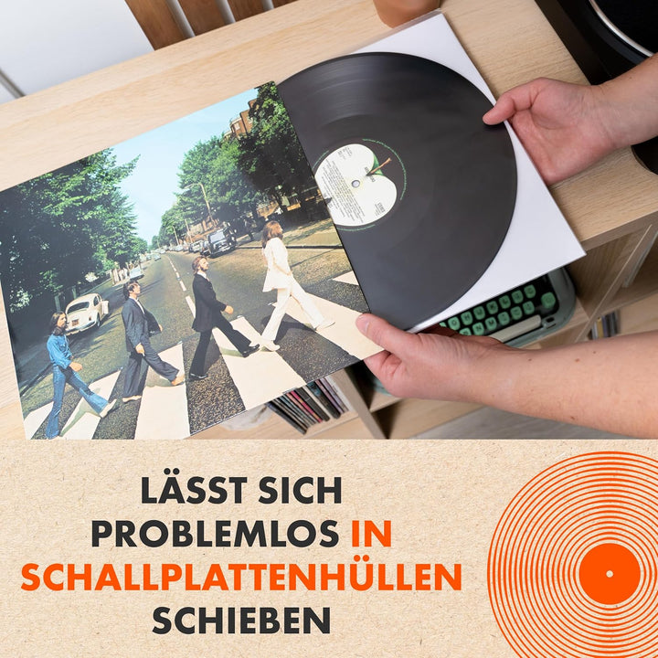 50x 12 Innenhüllen Für LP Schallplatten | Audiophile 12 Zoll Antistatische Gefüttert Vinyl Schutzhül