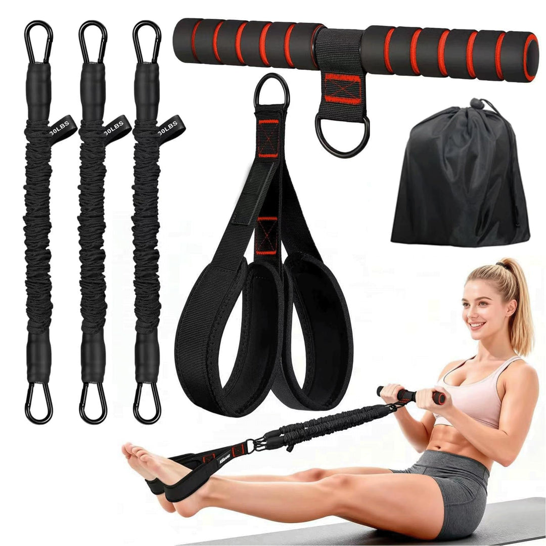 Bauchtrainer Bodybuilding Expander Bauchtrainer Multifunktionstrainer Sit-Up Trainingsgeräte Elastis