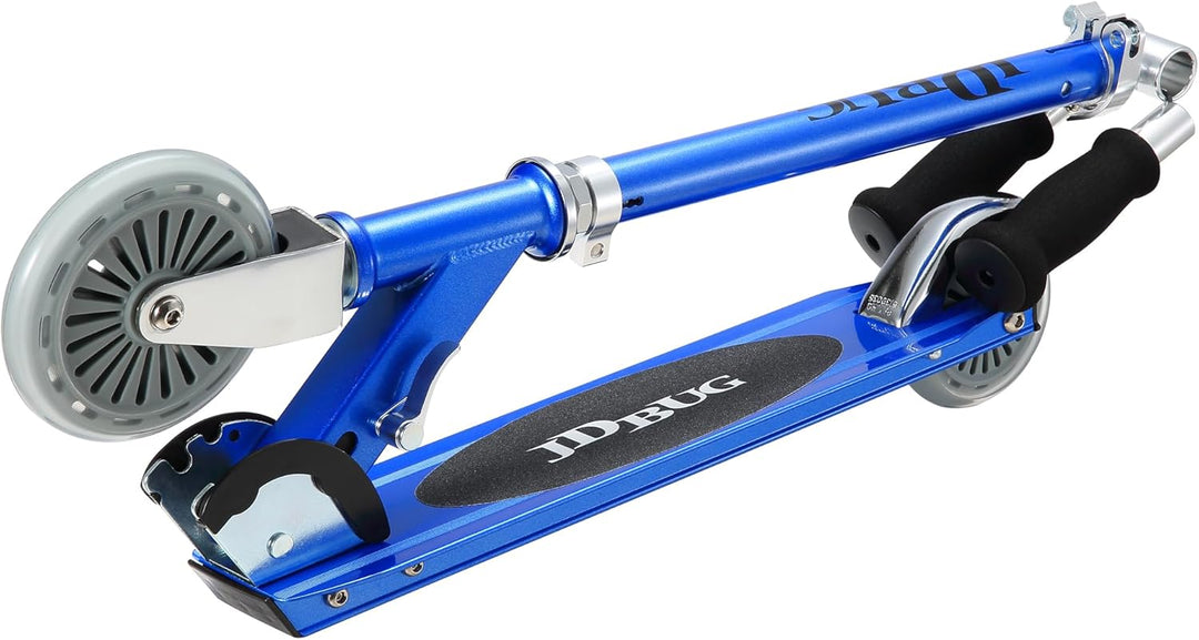 JD Bug Junior-Strassen-Scooter / Roller, MS100, Pastelrosa, Kinder, Junior MS 100, Reflex Blue, 3-8