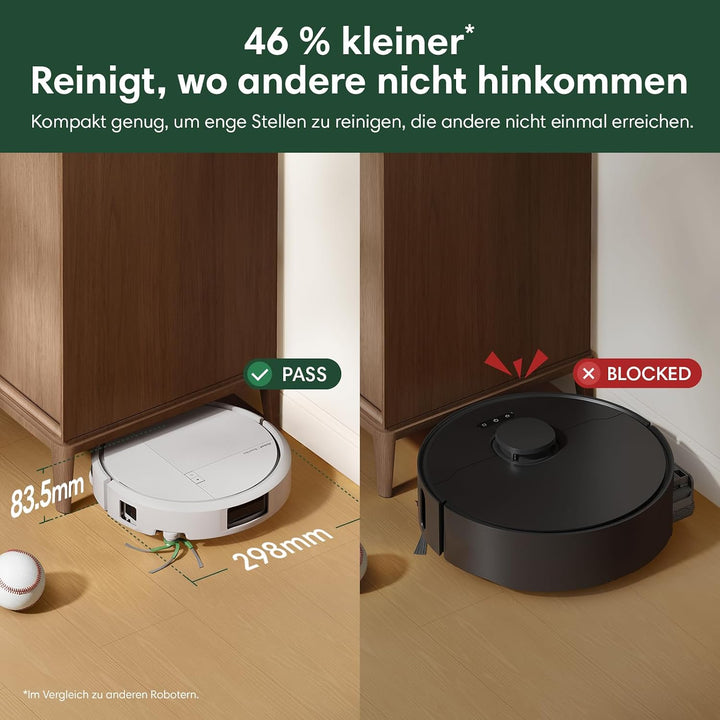 iRobot Roomba® Plus 515 Combo Roboter + AutoWash™ Dock, 22Kpa, Multifunktions‑Dock, Wäscht und trock