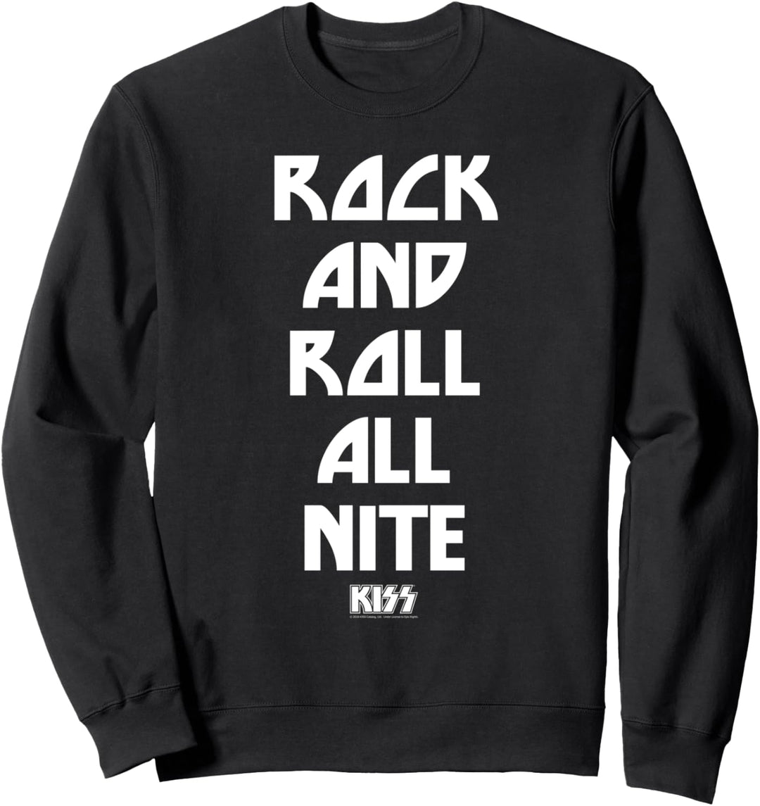 Kiss – Rock And Roll All Nite Lyric Sweatshirt