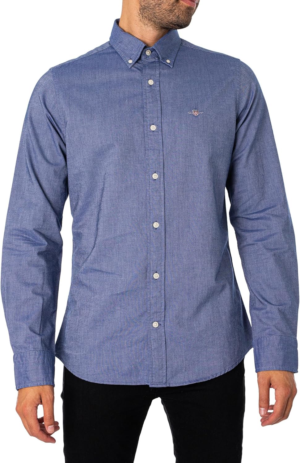 GANT Herren Slim Oxford Shirt Hemd S Persian Blue, S Persian Blue