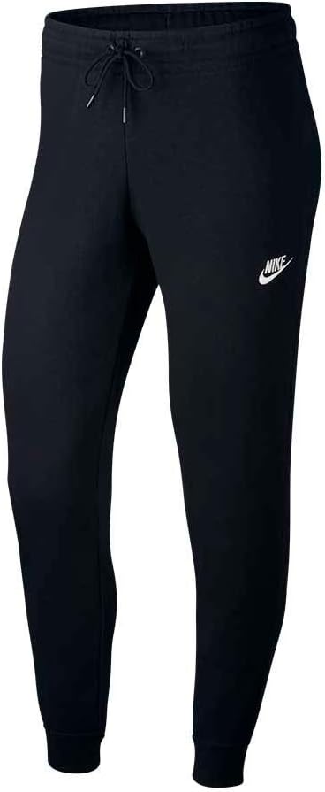 Nike Damen Sweatpants W NSW Essntl Pant Tight FLC 21 Black/White, 21 Black/White