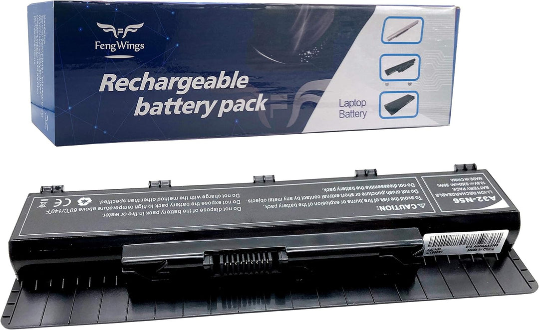 FengWings® A32-N56 10.8V 5200mAh Laptop Akku, Ersetzen für ASUS N46 N56 N76 R401B R501VB R701VB G56J