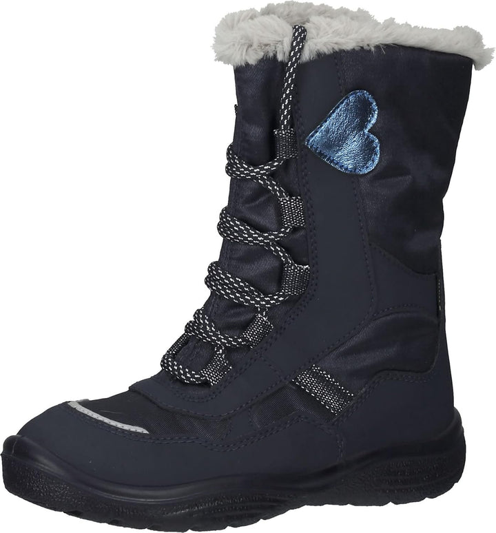 Superfit Mädchen Crystal Warm Gefütterte Gore-tex Schneestiefel 26 EU Blau 8010, 26 EU Blau 8010