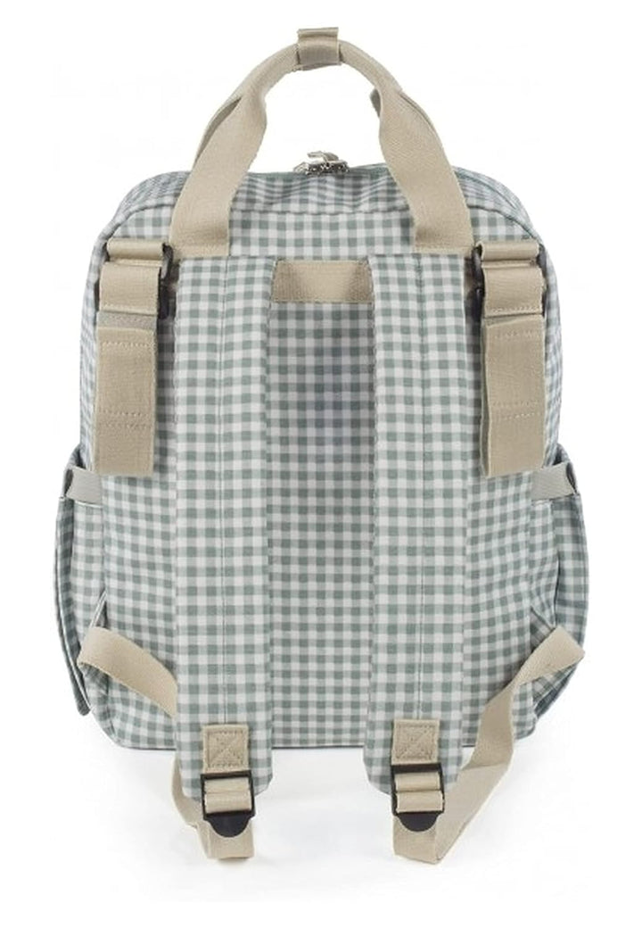 Walking Mum. I Love Vichy Wickeltasche für Kinderwagen, vielseitig einsetzbar, mit kurzen Griffen un
