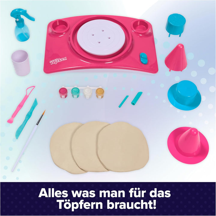 Cool Maker Pottery Cool Töpferstudio - Töpfern leicht gemacht mit Formhilfe und lufttrocknendem Ton,