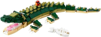 LEGO Creator 3-in-1 Krokodil 31121 Building Toy Featuring Wild Animal Toys (454 Teile)