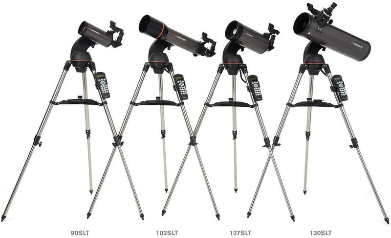 Celestron 31145 NexStar 130SLT-Mak tragbares, motorbetriebenes Newtonsches Spiegelteleskop mit schne