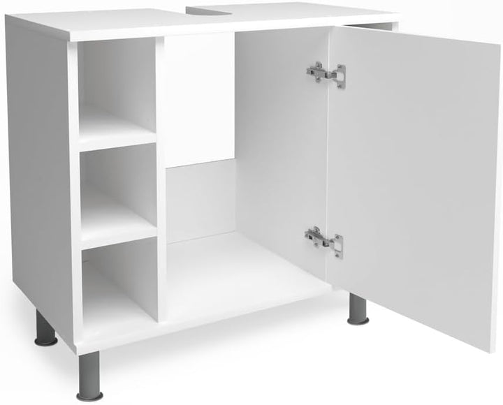 Vicco Waschbeckenunterschrank Fynn, Weiss, 60 x 54 cm Weiss 60 x 54 cm, Weiss 60 x 54 cm