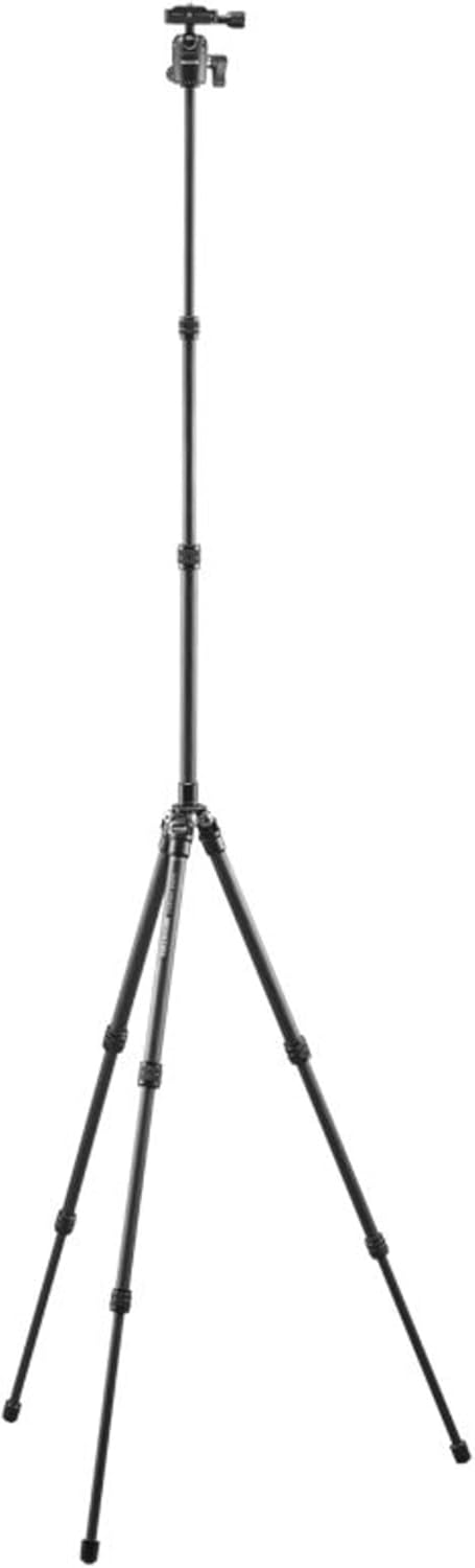 CULLMANN - 56815 - CARVAO 816TC - Reisestativ aus Carbon - Max. Auszugshöhe 137cm - Packmass 38 cm -