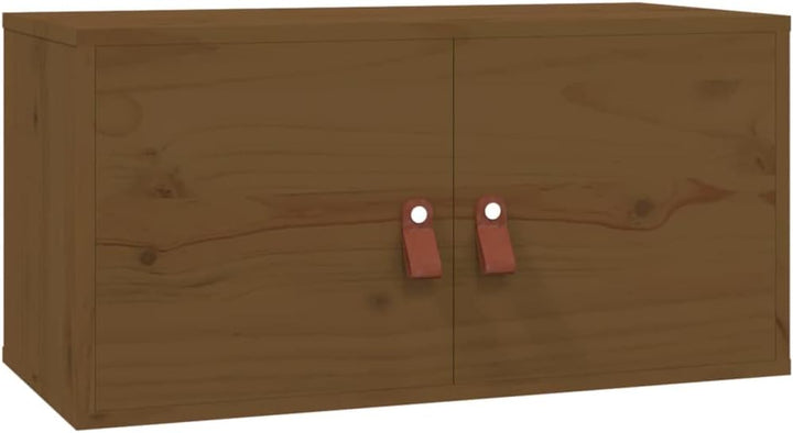 60x30x30 cm Wandschrank TV Schrank mit 2 Türen Hängeschrank Bücherregal Schweberegal Lagerschrank Sc