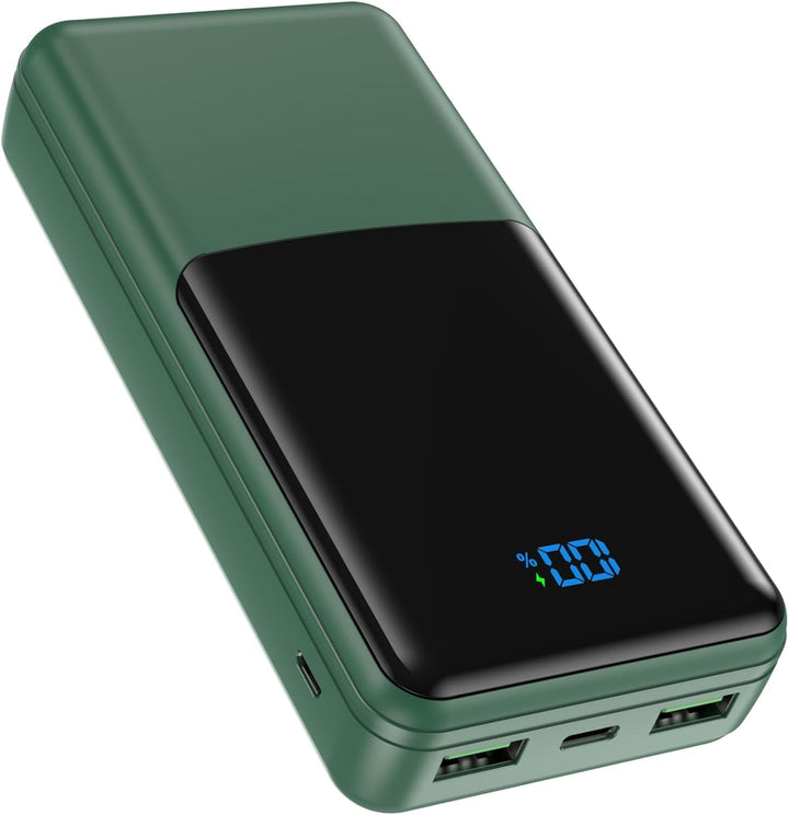 Coblob Power Bank, Powerbank USB C 27000mAh PD 30W QC4.0 Schnellladefunktion mit LED Display 2 Input