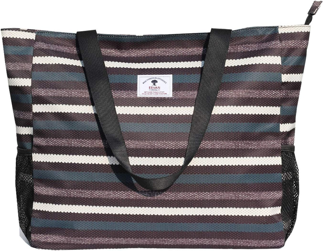 Grosse Strandtasche, wasserabweisend, leicht, 50,8 cm, für Damen, für Fitnessstudio, Strand, Reisen,