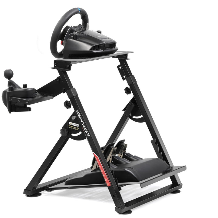 GTPLAYER Lenkradständer für Lenkrad Gaming Wheel Stand Racing Lenkradständer mit V1 V2 Schalthebelha