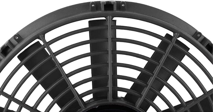 Riloer 12" Auto Elektrischer Kühler Push-Pull Zwischenlüfter, Universal Slim Elektrischer Lüfter für