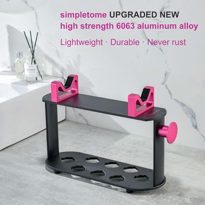 simpletome Halterung für Dyson Lockenwickler Aluminium Ständer Badezimmer Aufbewahrungsgestell für D