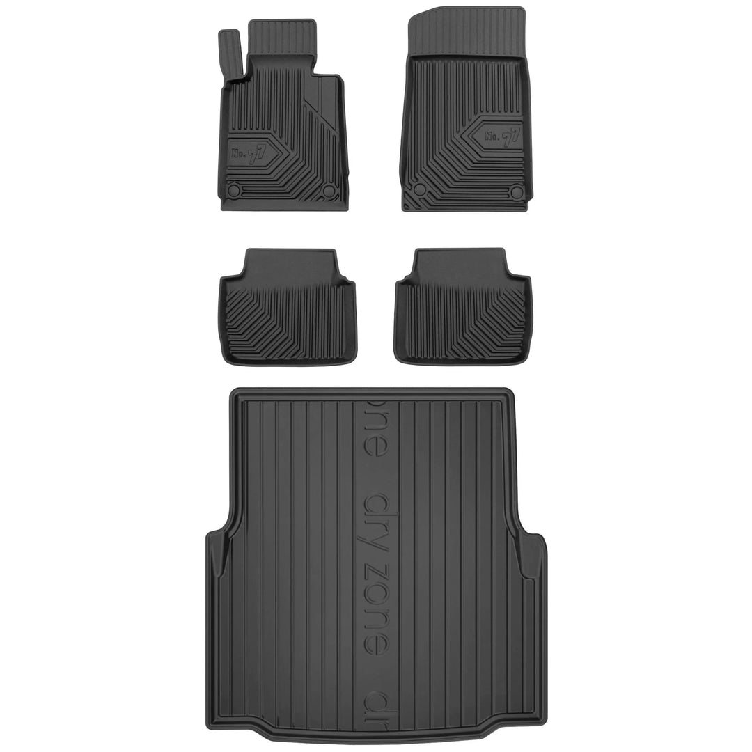 Satz Fussmatten und Gummimatte für BMW 3 E46 1998-2005