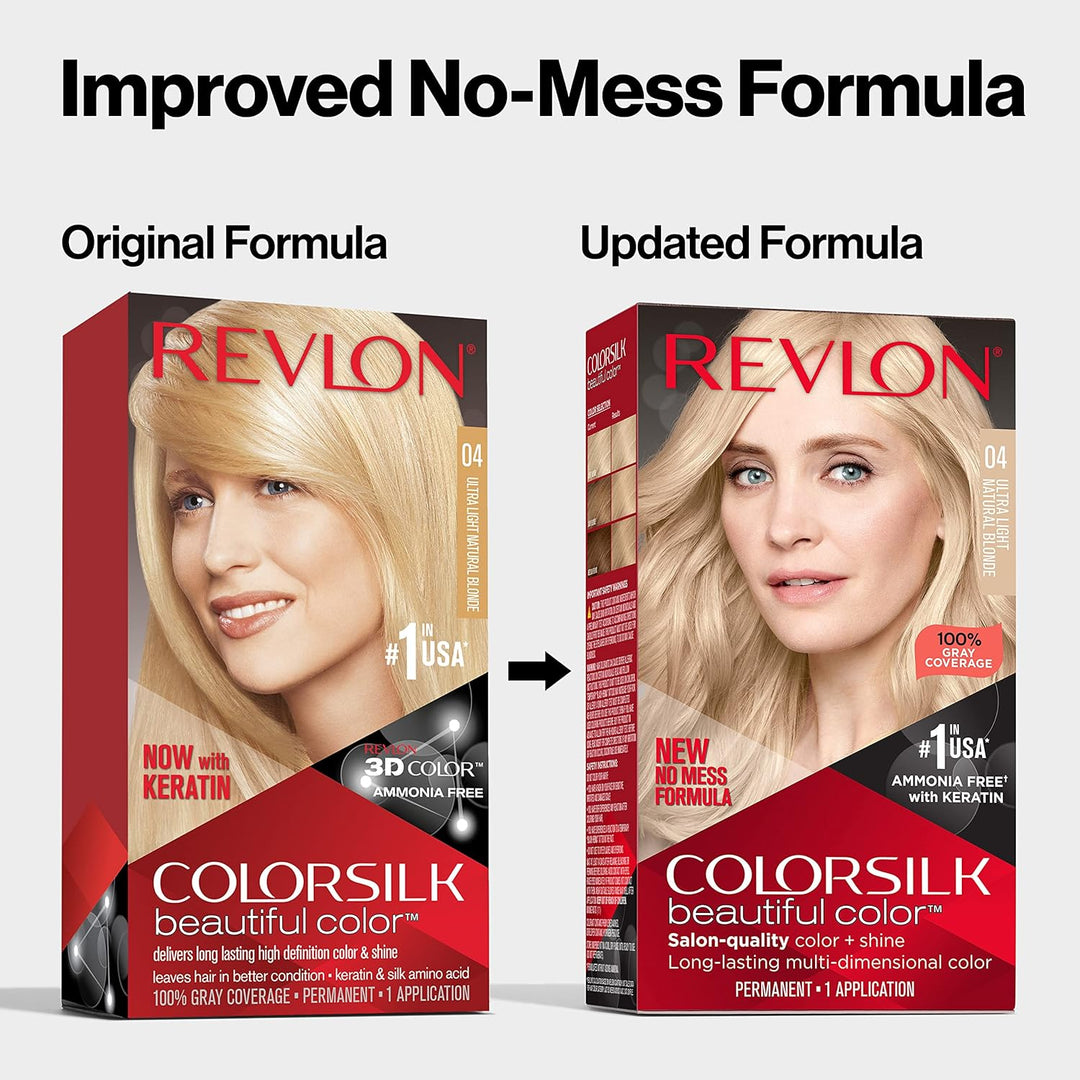 Revlon Colorsilk #60 Dark Ash Blonde Hair Dye 1 Unit (Packung mit 3) 60 Dark Ash Blonde 130 ml (3er