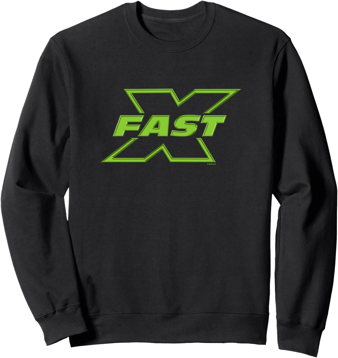 Fast X Neon Green Center Movie Logo Sweatshirt