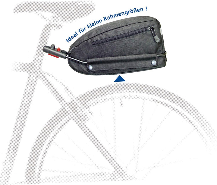 KLICKfix Fahrradtasche, schwarz, M Contour SF, Contour SF