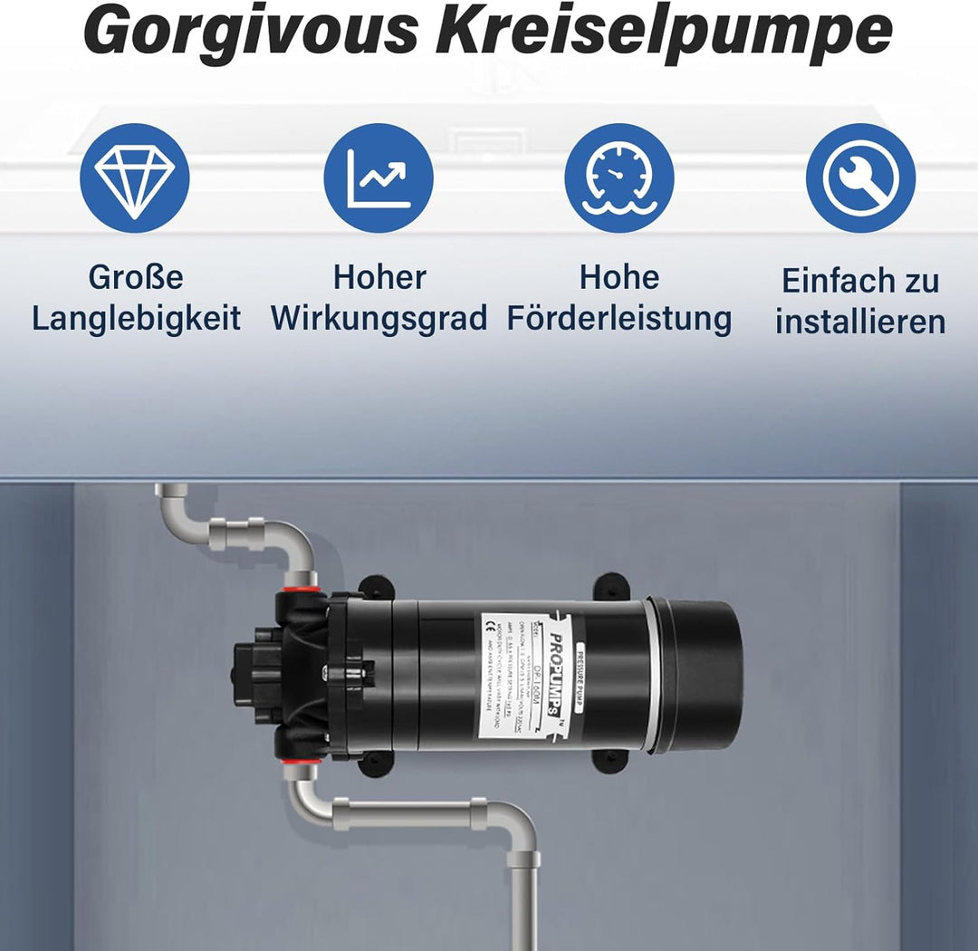 Wassertransferpumpe, 120W 80-90 Psi Gartenpumpen aus Edelstahl tragbare Gartenpumpe Kreiselpumpe Was