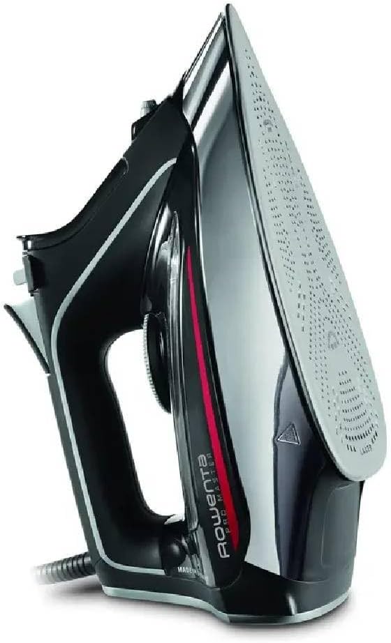 Rowenta DW8210D1 Dampfbügeleisen, Microsteam 400 Soleplate 2 m, 200 g/min, Schwarz, Rot, 50 g/min