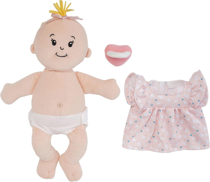 Manhattan Toy 153090 Wee Baby Stella weiche Puppe, pfirsichfarben, 30,48 cm Wee Baby Stella Peach, W