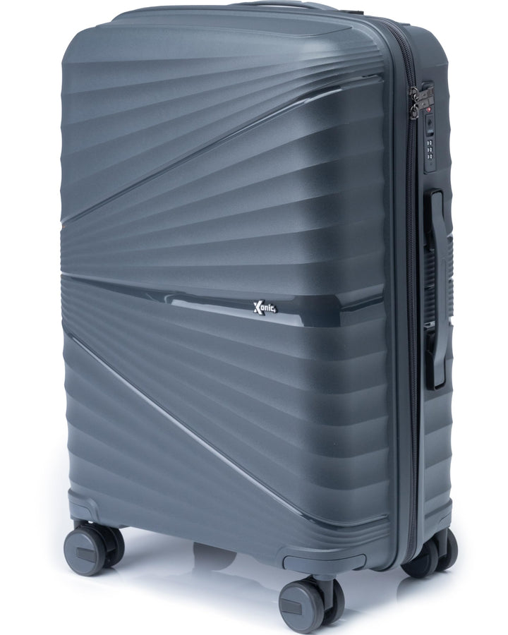 Xonic® Hartschalenkoffer L für 65L - Bruchsicherer Rollkoffer Polypropylen mit 360° Doppelrollen &amp; T