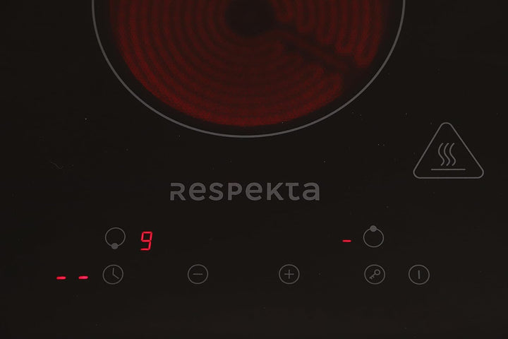 respekta Kochfeld autark Glaskeramik Einbau Kochplatte Touch 2 Platten rahmenlos Single Generation 2