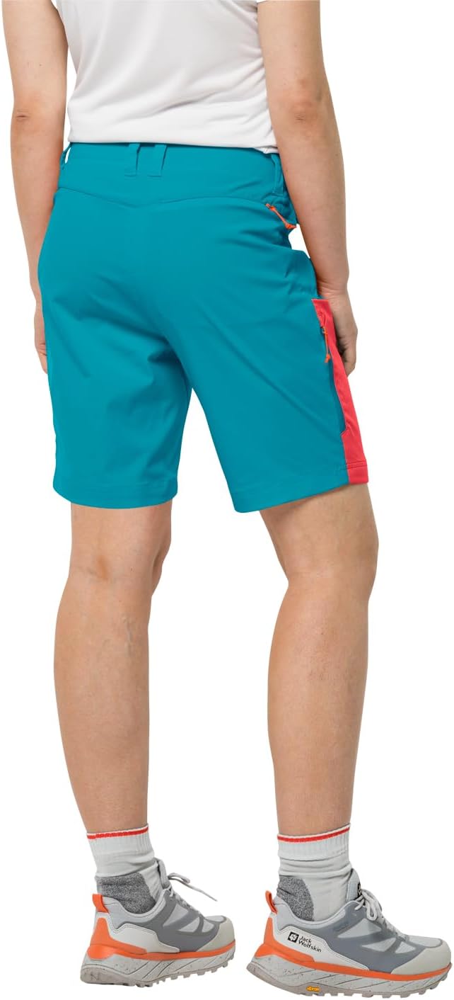 Jack Wolfskin Damen Shorts Glastal Shorts W 34 Tile Blue, 34 Tile Blue