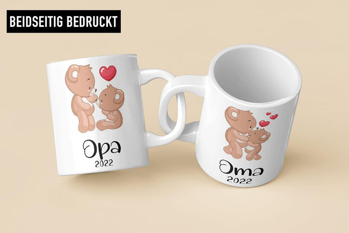 Trendation - Ihr werdet Oma und Opa 2022 Geschenk Schwangerschaft Verkünden Überraschung Baby Du Wir