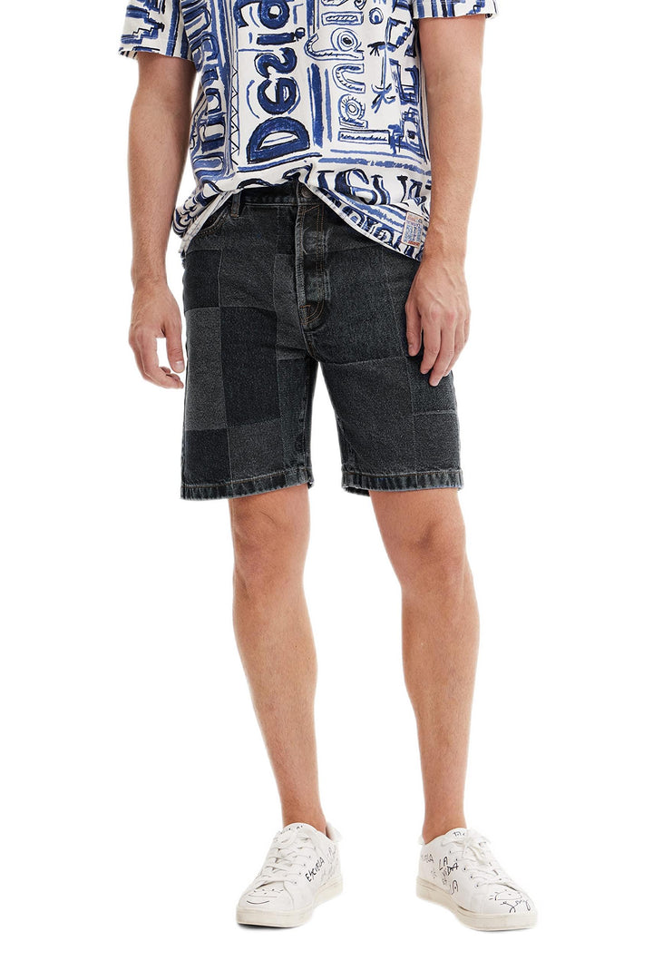 Desigual Herren Jeans 30 Schwarz, 30 Schwarz