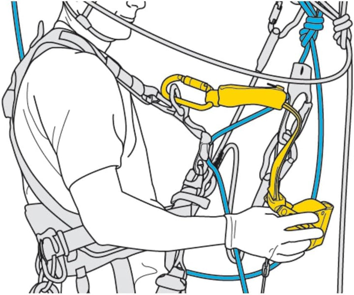 PETZL Unisex – Erwachsene ASAP Lock Zubehör Für Klettern, Mehrfarbig, Uni