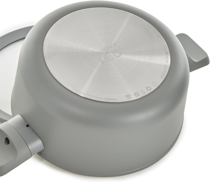 BergHOFF Leo Antihaft Suppen-/ Gemüsetopf mit Deckel Balance Moonmist 24x11,50cm