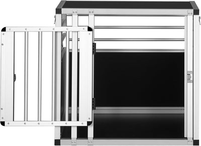 EUGAD Hundetransportbox Alubox Reisebox Autobox für kleine Hunde Beagle, Französische Bulldogge, kle