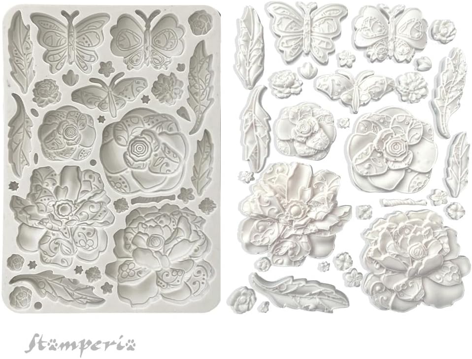 Stamperia - Silicon Mould A5 for Scrapbooks, Bullet Journals and More, Non-Stick, Suitable for Air-D