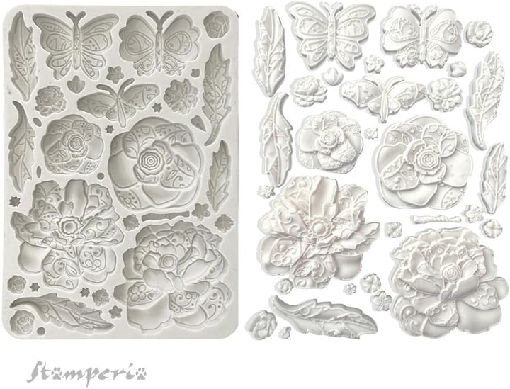 Stamperia - Silicon Mould A5 for Scrapbooks, Bullet Journals and More, Non-Stick, Suitable for Air-D