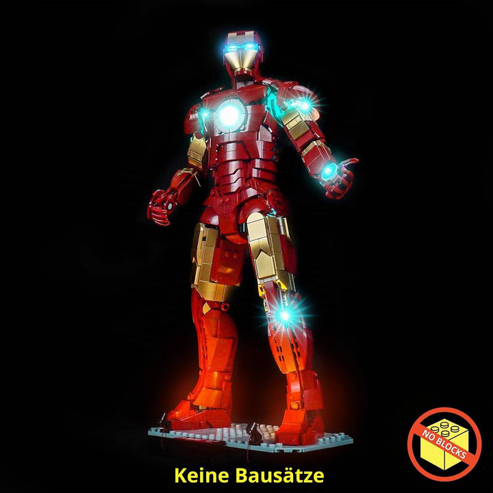 Led Licht Set Kompatibel mit Lego 76344 Iron Man Mark 3 Collectors&