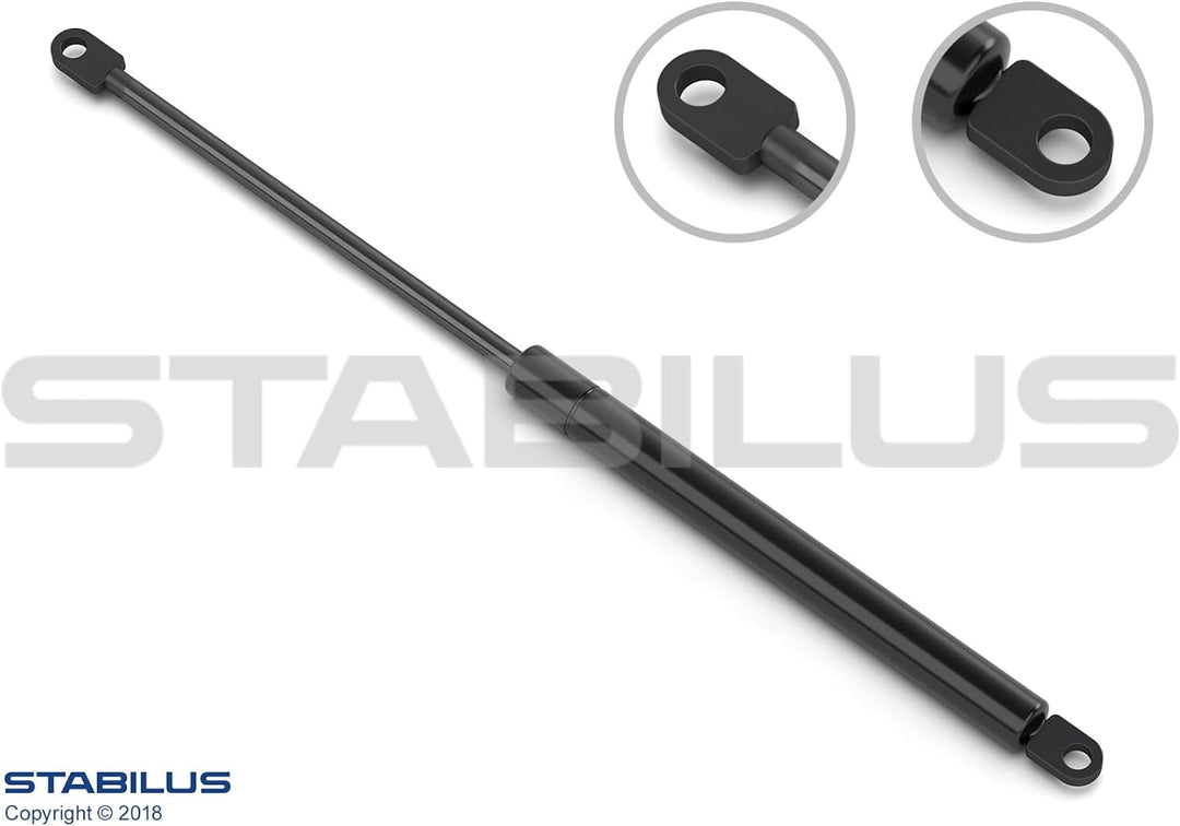 Stabilus Gasfeder LIFT-O-MAT Gasdruckfeder mit 300 N / 30 kg Ausschubkraft Dämpfer z.B. für Möbel Tü