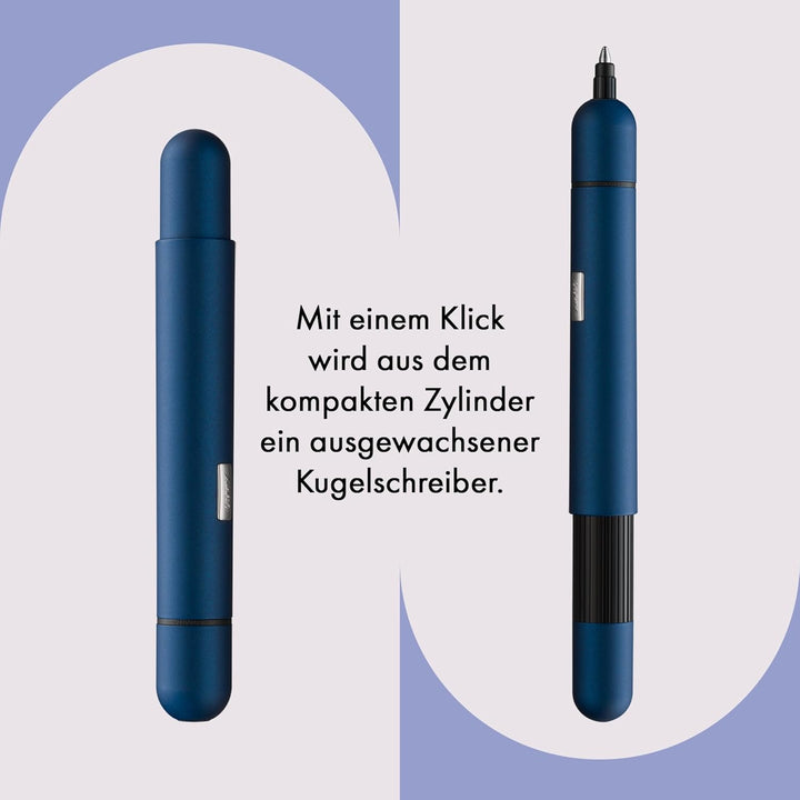 LAMY pico kleiner Taschen-Kugelschreiber 288 aus Metall im matten Lack-Finish in der Farbe imperialb