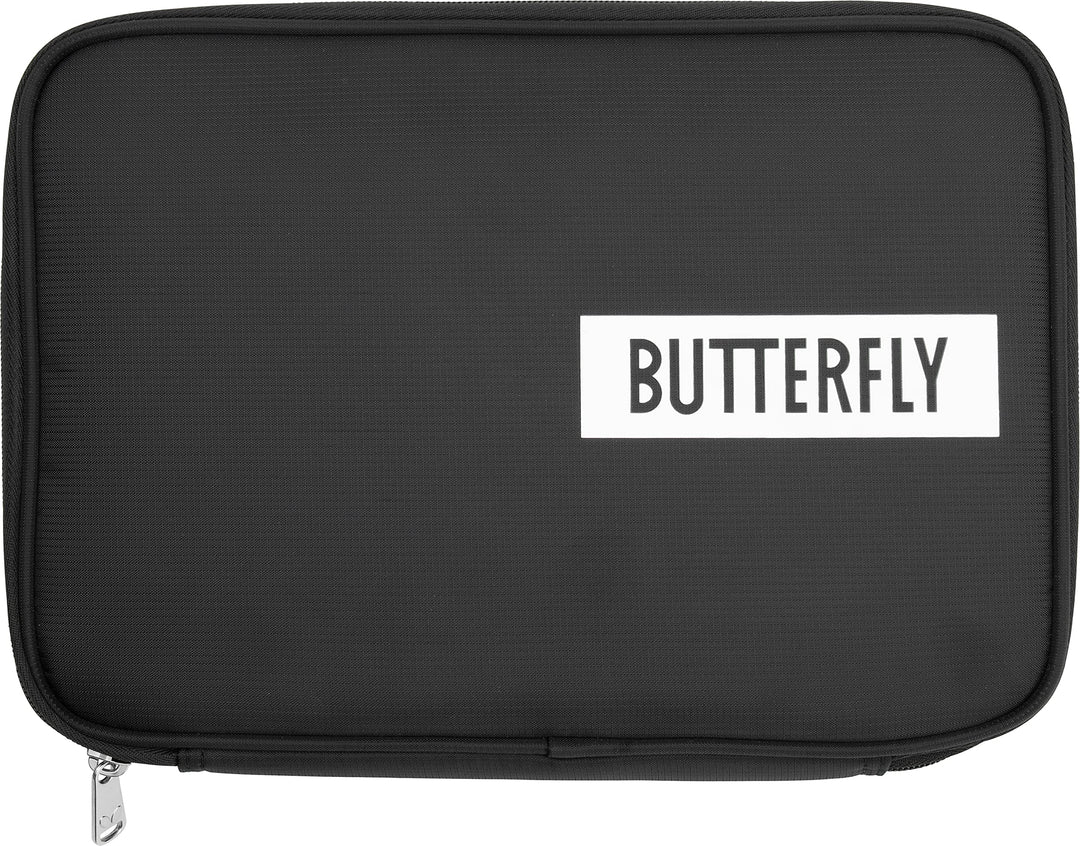 Butterfly Logo case Single, Tischtennis Schlägerhülle, Einzelhülle Einzelhülle Schwarz, Einzelhü