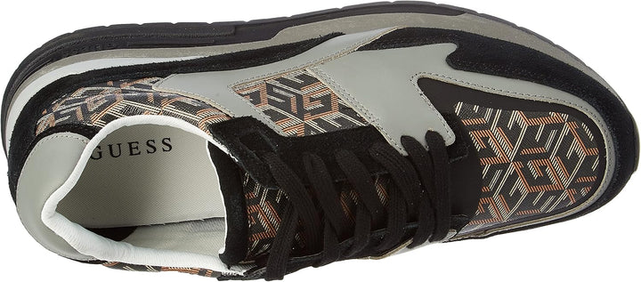 GUESS Herren Enna Sneaker 45 EU Schwarz, 45 EU Schwarz