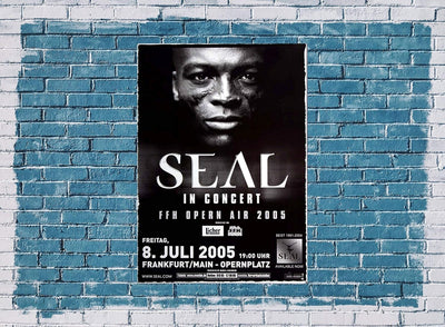 Seal - at The Point, Frankfurt 2005 » Konzertplakat/Premium Poster | Live Konzert Veranstaltung | DI