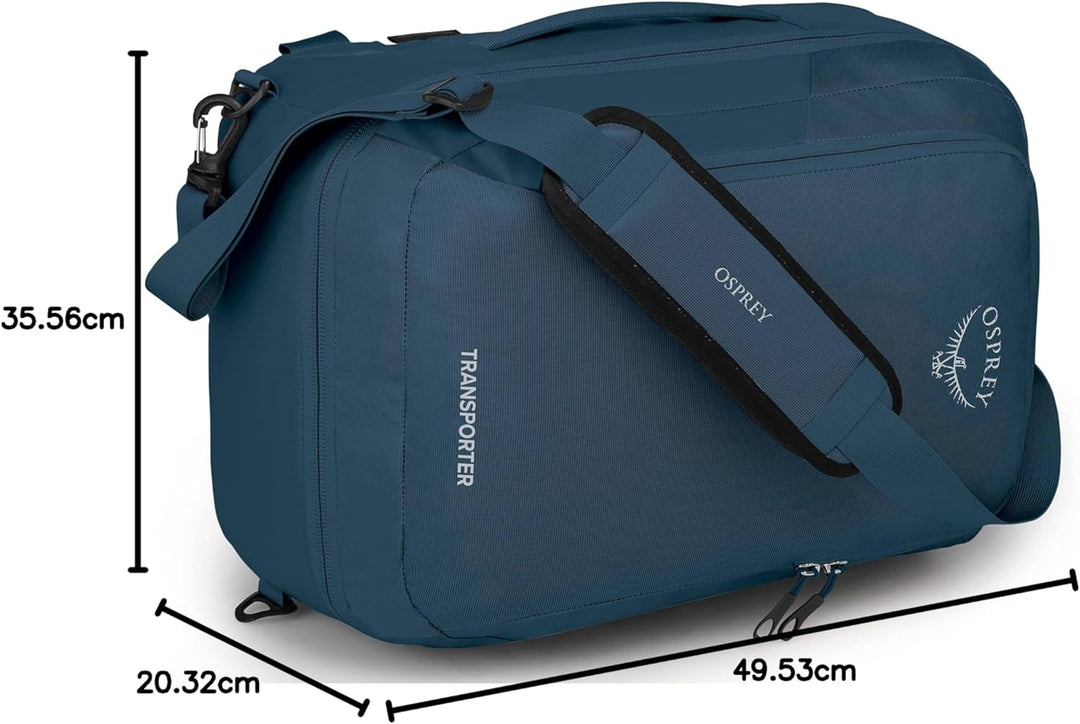 Osprey Unisex – Erwachsene Transporter Global Carry-On Bag Duffel Einheitsgrösse Venturi Blue, Einhe