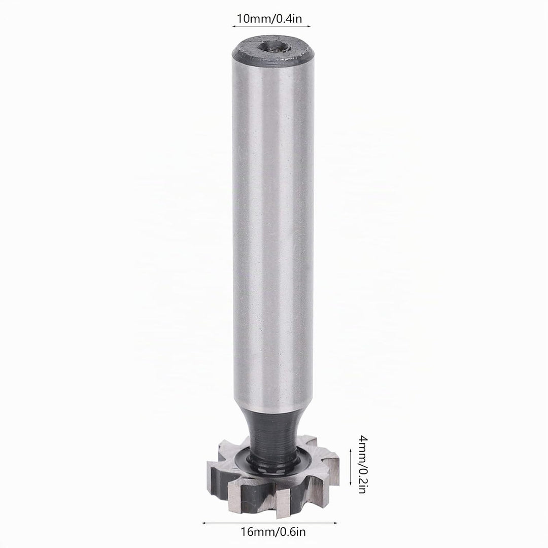 T-Nut-Fräser HSS Metrischer T-Spur-Nutfräser Zum Fräsen von Stahl, Aluminium, Kupfer und Eisen