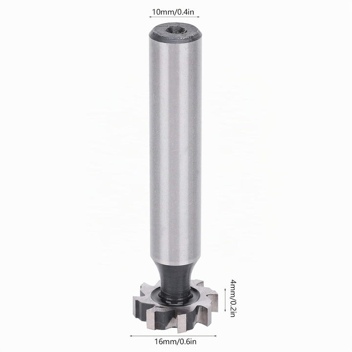 T-Nut-Fräser HSS Metrischer T-Spur-Nutfräser Zum Fräsen von Stahl, Aluminium, Kupfer und Eisen