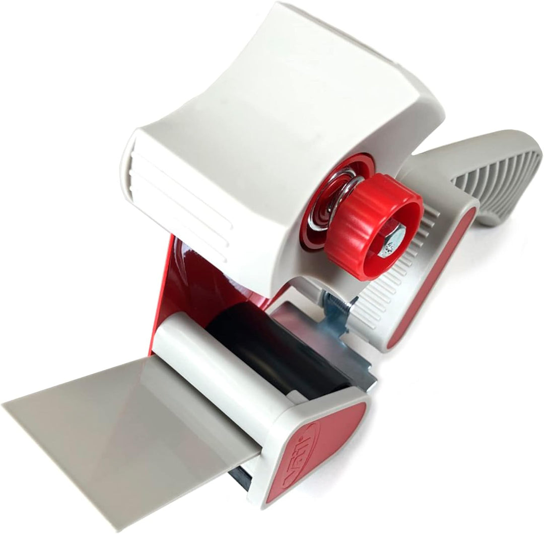 Handabroller | Professioneller, robuster Abroller für Klebebänder | Für Paketbänder mit bis zu 50 mm