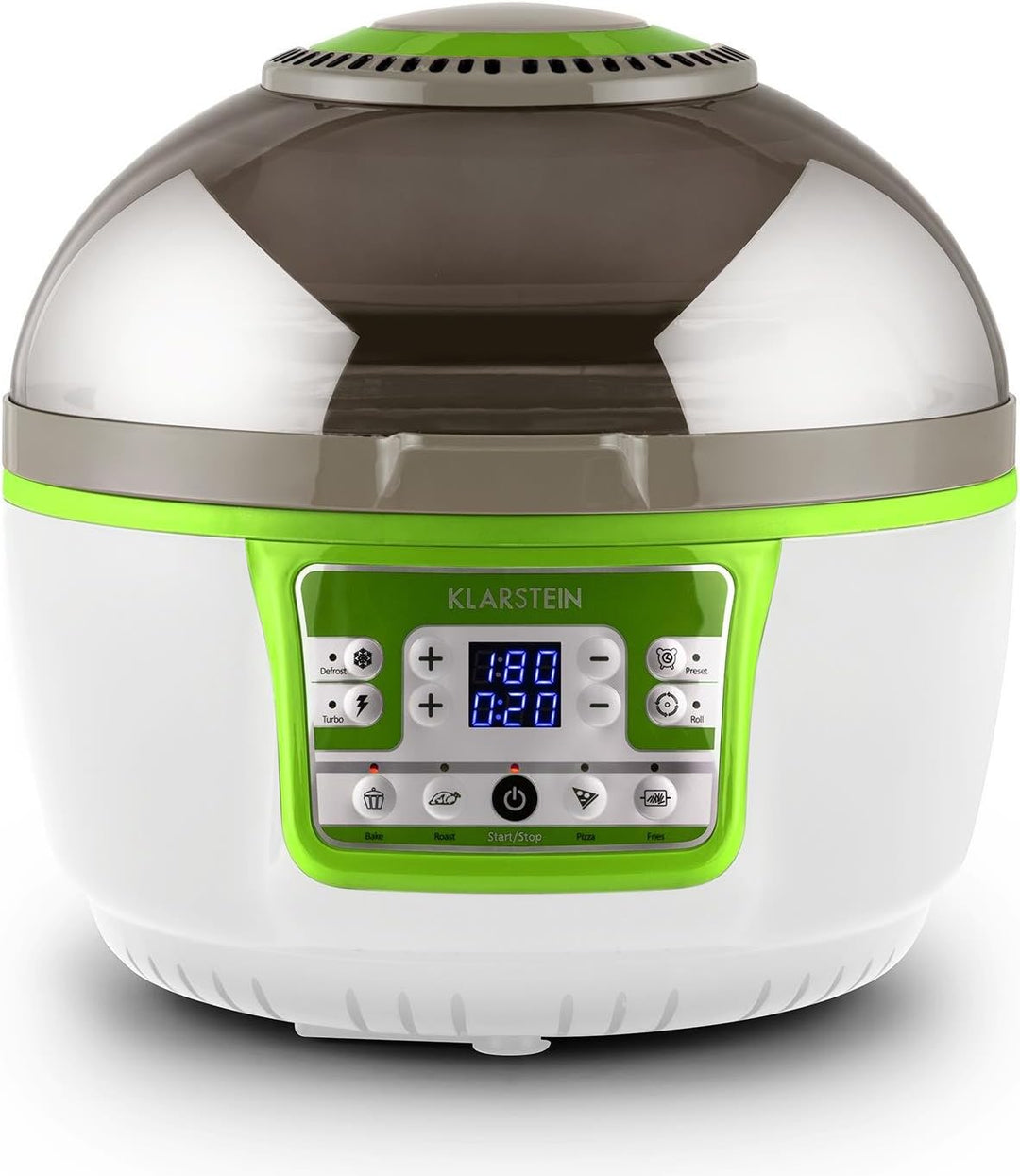 Klarstein VitAir Heissluftfritteuse Fritteuse, 1400 Watt, fett-frei Frittieren + Backen + Grillen +