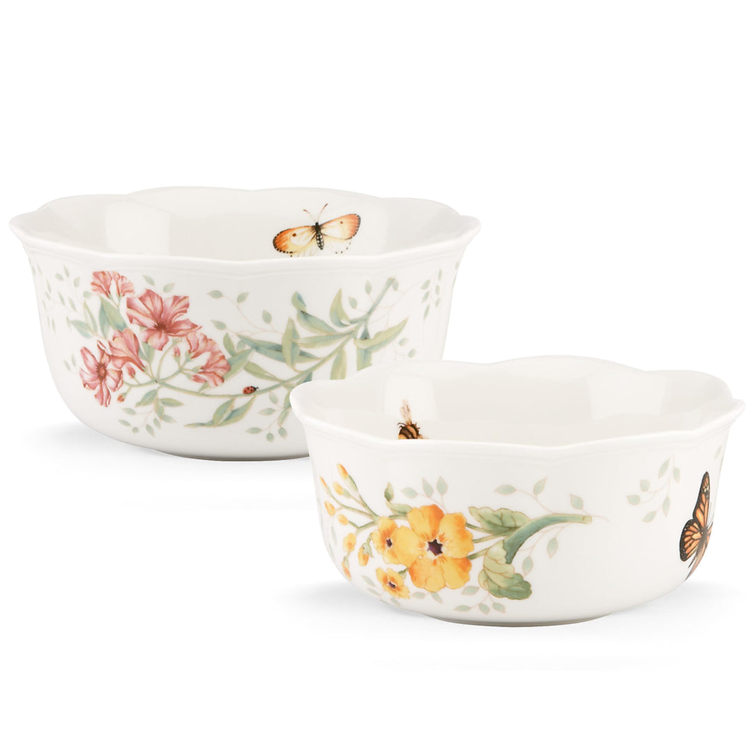 Lenox Schmetterling-Wiese Nistschalen Set von 2, Nistschalen 2er Set